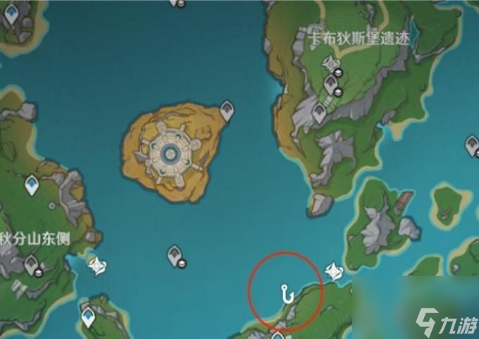 原神4.2新增钓鱼点位置一览 原神4.2新增钓鱼点位置在哪