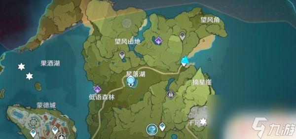原神主角出生点地图位置在哪里？