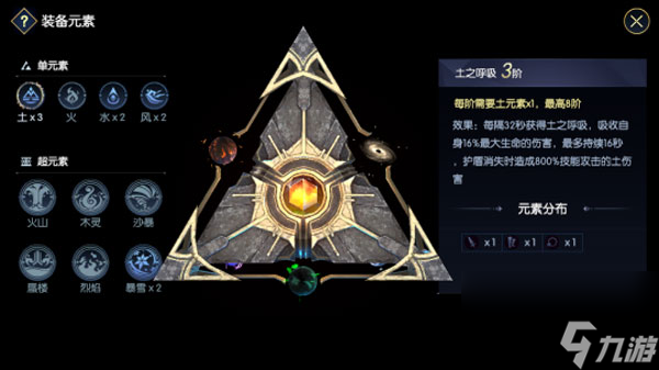 戰(zhàn)神遺跡元素有哪些 戰(zhàn)神遺跡元素介紹