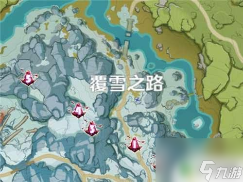 原神寒天之钉哪些地方有绯红玉髓 原神绯红玉髓位置图解