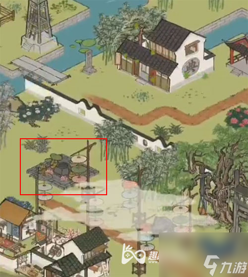 雾气自散开在哪位置 江南百景图西井许心愿