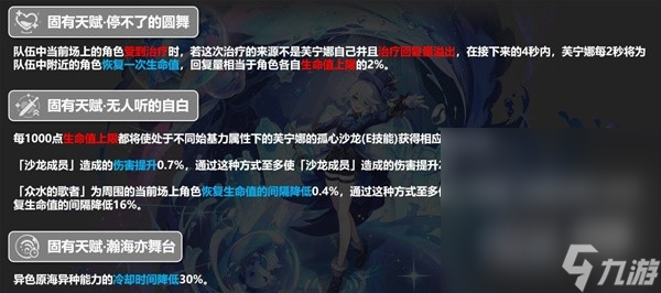 《原神》芙宁娜技能简评与出装推荐攻略