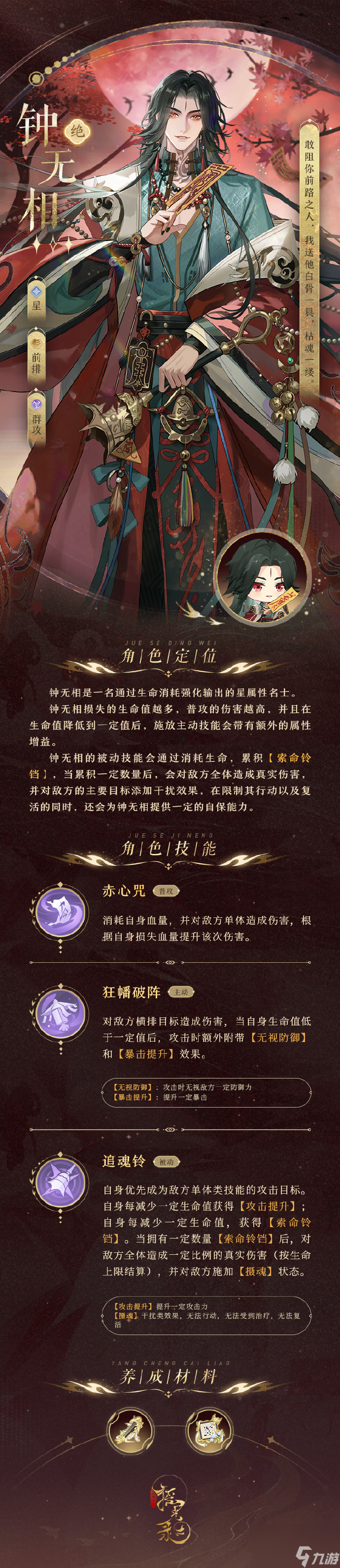 《摇光录:乱世公主》无相境新名士档案公开