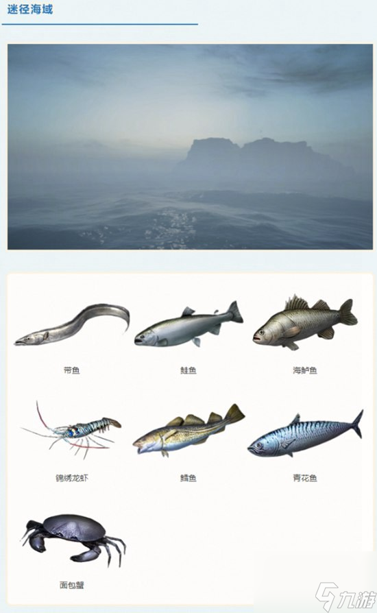 明日之后海域魚(yú)種怎么分布 明日之后海域魚(yú)種分布一覽