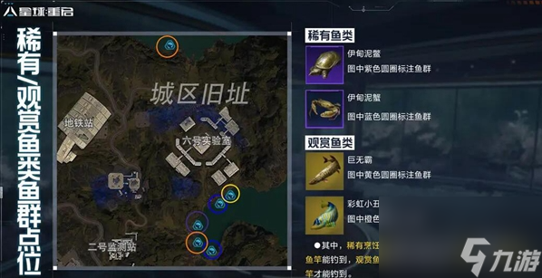 星球重启稀有鱼群都在哪里分布 星球重启稀有鱼群点位介绍