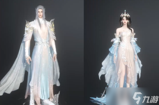 逆水寒手游时装情侣CP染色推荐 林泽清瑶×林泽仙踪玉华