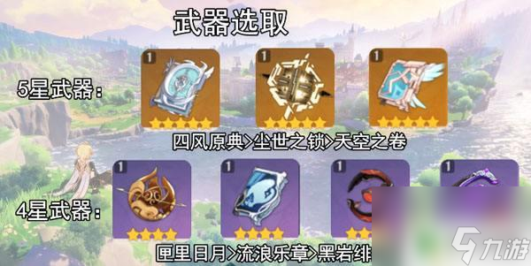 原神凝光三星武器推荐排行 凝光最佳武器推荐