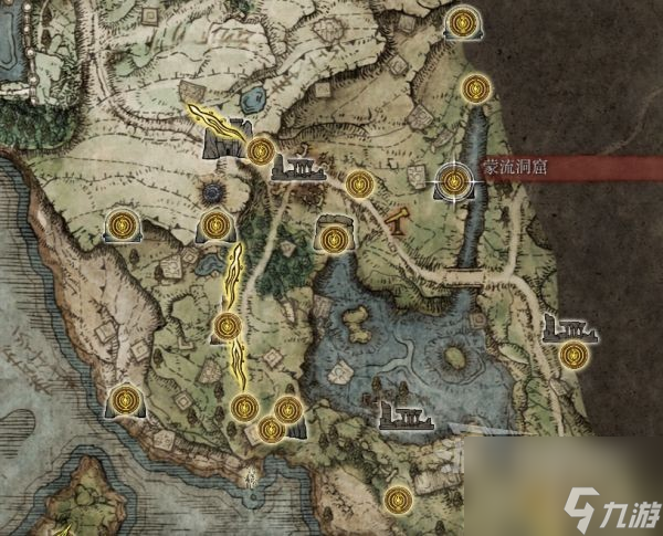 艾尔登法环蒙流洞窟探索路线攻略