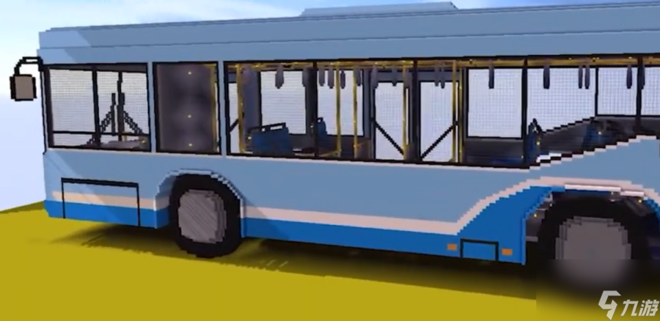 迷你世界 设计公交车模型 除了注意细节 还要兼顾几个