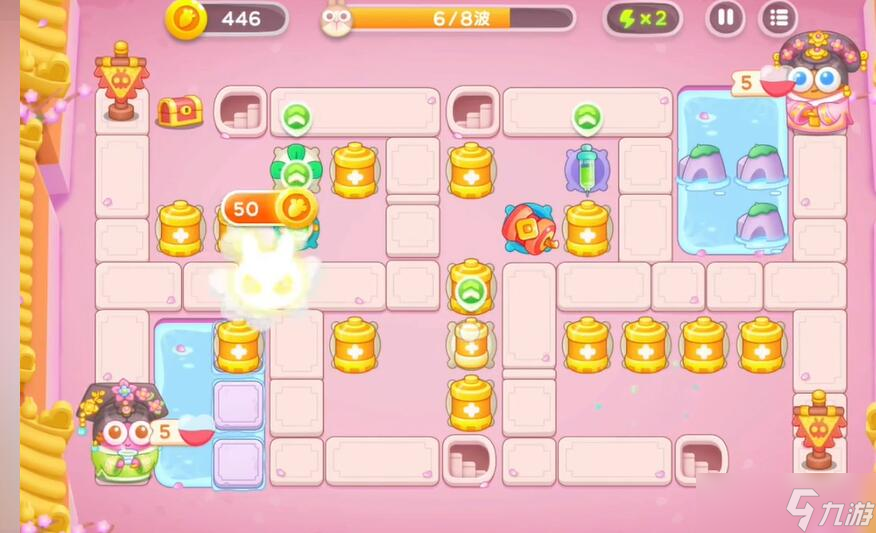 保卫萝卜4秋妃传第108关攻略