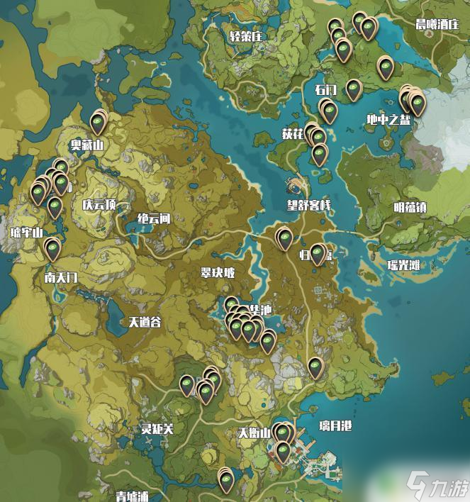 原神睡莲在哪找 《原神》莲蓬采集位置攻略