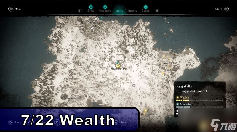 《刺客信條：英靈殿》全收集圖文攻略 全財富神秘傳說文物裝備技能等收集品位置