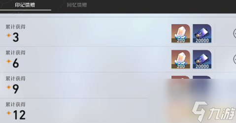 崩坏星穹铁道忘却之庭印记馈赠和回忆馈赠有什么奖励