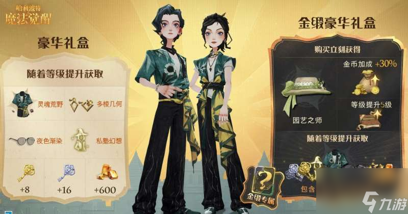 哈利波特魔法觉醒7月礼盒时装有几种-7月礼盒时装预览