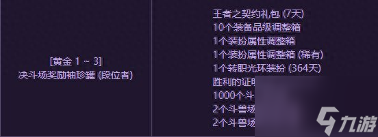 dnf决斗场等级划分