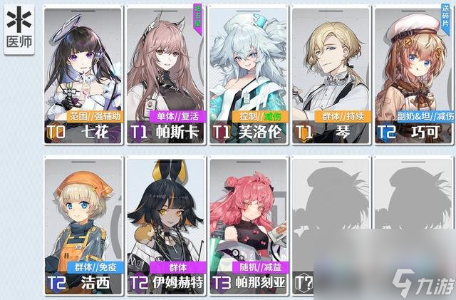 《少女前线：云图计划》人形定位介绍