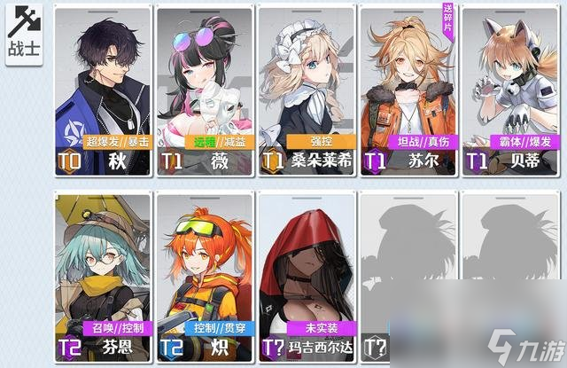 《少女前线：云图计划》人形定位介绍