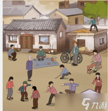 爆梗找茬王怀旧赶集怎么通关