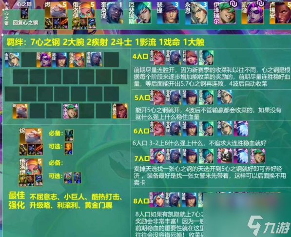 云顶之弈手游S10心之钢阵容强度怎么样-S10心之钢阵容强度一览