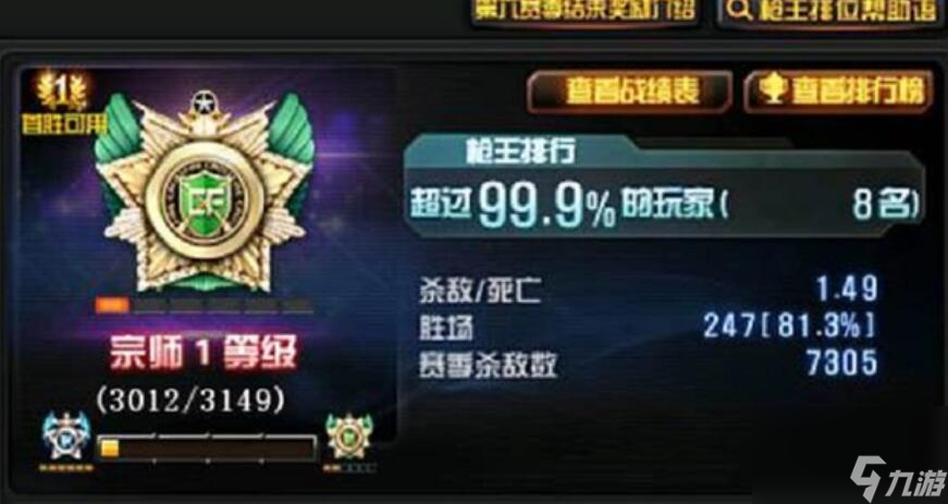cf枪王排位组队规则详情