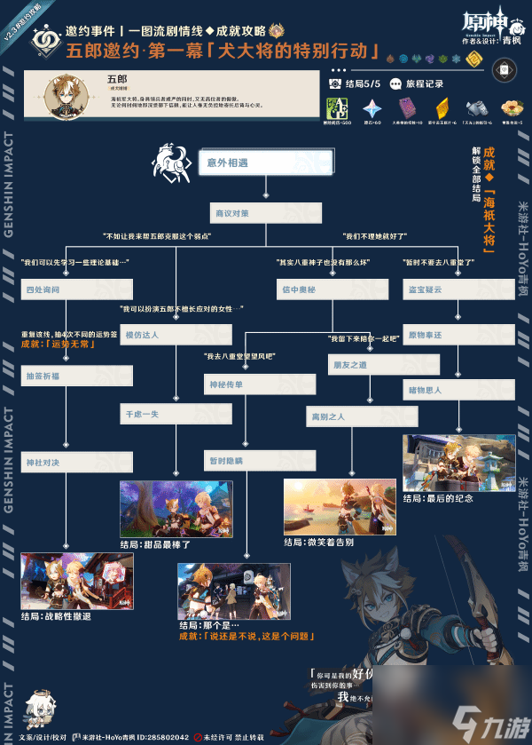 《原神》五郎邀約事件全結(jié)局達(dá)成攻略