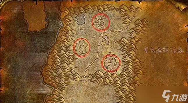 魔兽世界瑟银矿分布图分享