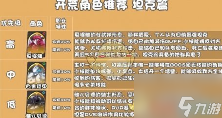 納薩力克之王坦克角色好用嗎-坦克開荒角色節(jié)奏榜一覽