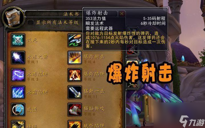 魔兽世界生存猎人输出手法教学（生存猎输出循环推荐）