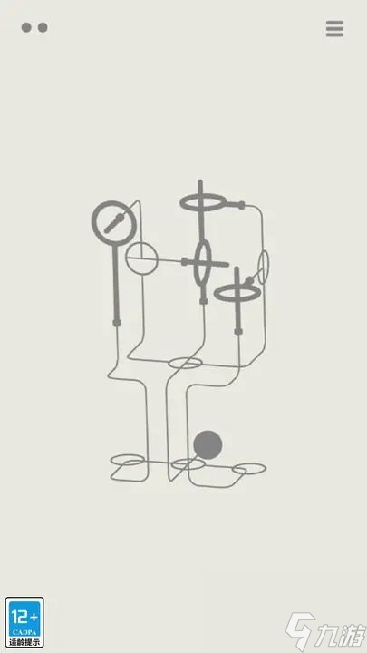 《夹缝穿梭》一款关于解开钩子的极简主义益智游戏