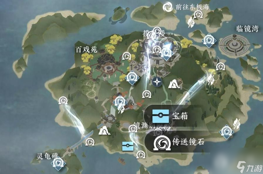 逆水寒手游镜天阁版本野外强敌位置一览