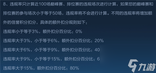 清空机制说明 王者荣耀违规率什么时候更新一次