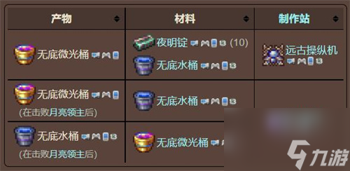 无底水桶获取方法 泰拉瑞亚无底水桶怎么获得