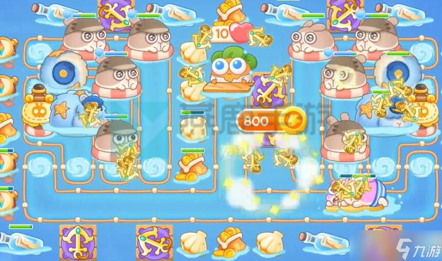 保卫萝卜4暖暖汤泉第14关攻略