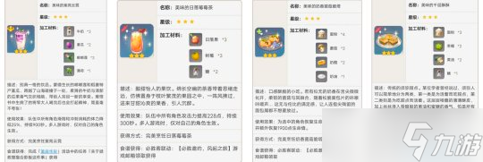 【原神】提瓦特目前所有甜食（欢迎补充）