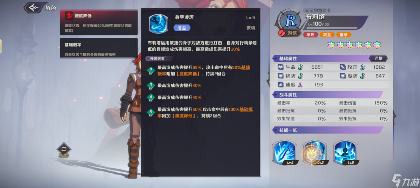 《纳萨力克之王》R级游侠布莉塔介绍