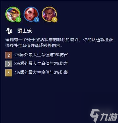 《云顶之弈》S10爵士乐纹章组成一览