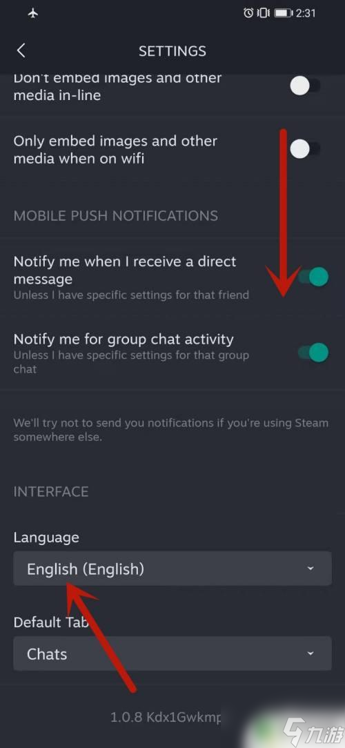 steam手机设置中文 Steam手机端中文设置教程