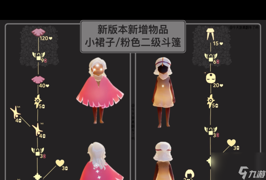光遇粉色二级斗篷需要多少爱心？光遇攻略详情