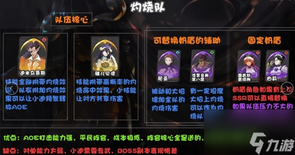 纳萨力克之王灼烧阵容推荐