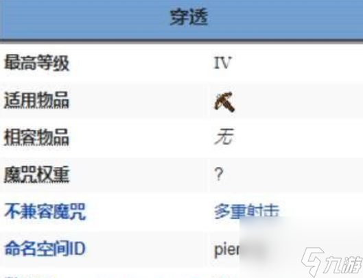 我的世界穿透附魔书功能作用