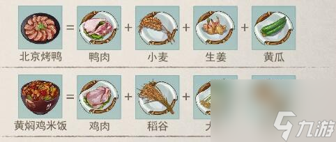 三级食谱内容一览 江湖悠悠三级食谱有哪些