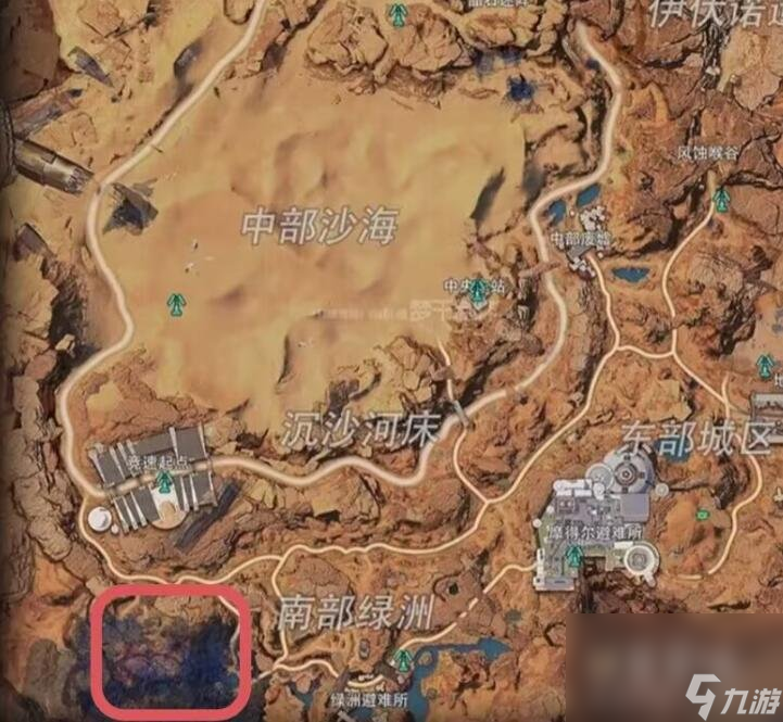 《星球重啟》感染區(qū)位置介紹