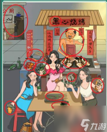 疯狂梗传黑心烧烤摊把烧烤摊价格打下来怎么过-通关攻略