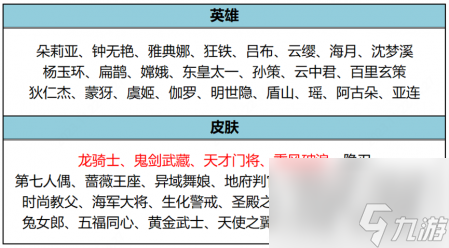 狄仁杰新皮肤什么时候上架（王者荣耀11.23更新内容）