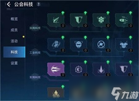 《星球重啟》公會科技怎么點 公會科技加點攻略