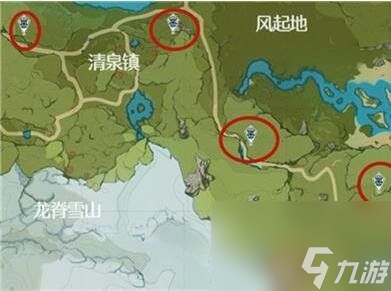 原神蒙德地灵龛位置在哪儿-2024蒙德地灵龛位置大全