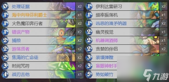 炉石传说荒芜之地娜迦瞎卡组构筑详情