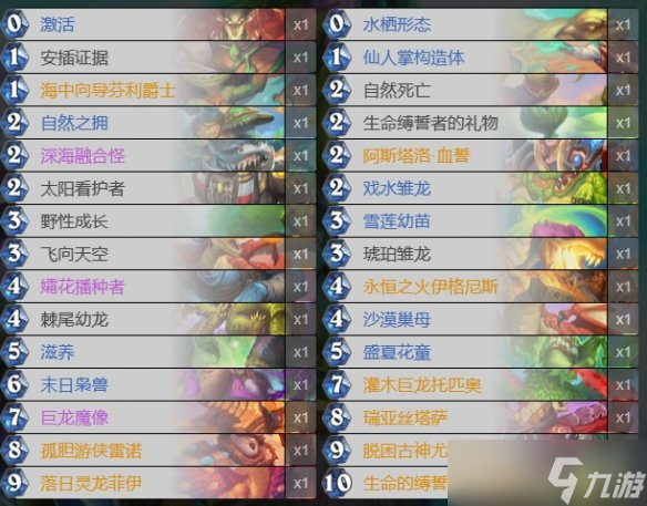 《炉石传说》决战荒芜之地宇宙德标准卡组