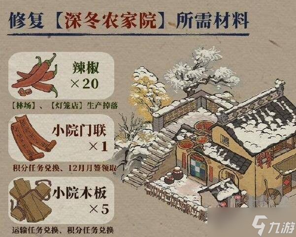 江南百景图农家小院如何修复 农家小院修复方法一览