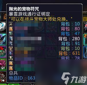 魔兽世界：9.1上架新宠物，特效完爆绝版道具，老玩家又成